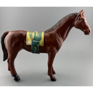 Vintage Imperial Toy Horse Figure 1975 Hong Kong 6.5" Plastic Model